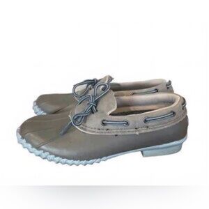 JBU By Jambu Women's Gwen-Garden Ready Duck Shoes - Navy/Whiskey Size 10